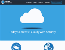 Tablet Screenshot of insitedataservices.com
